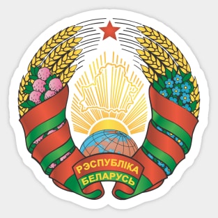 National emblem of Belarus Sticker